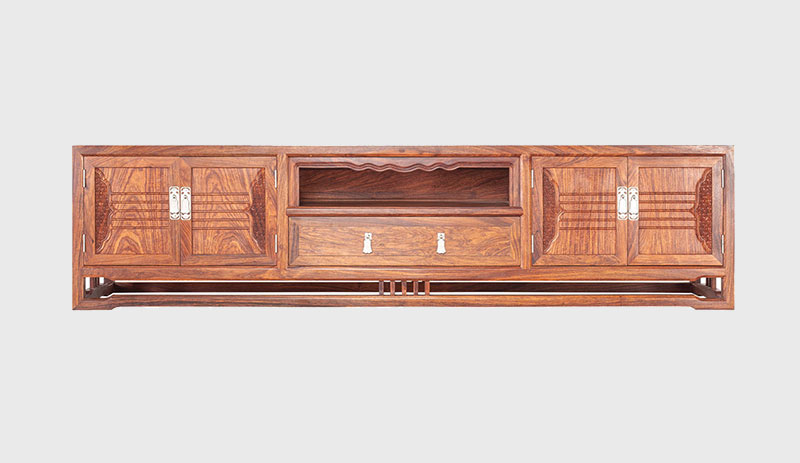 灯塔刺猬紫檀电视柜低柜现代中式全实木电视柜客厅高低柜